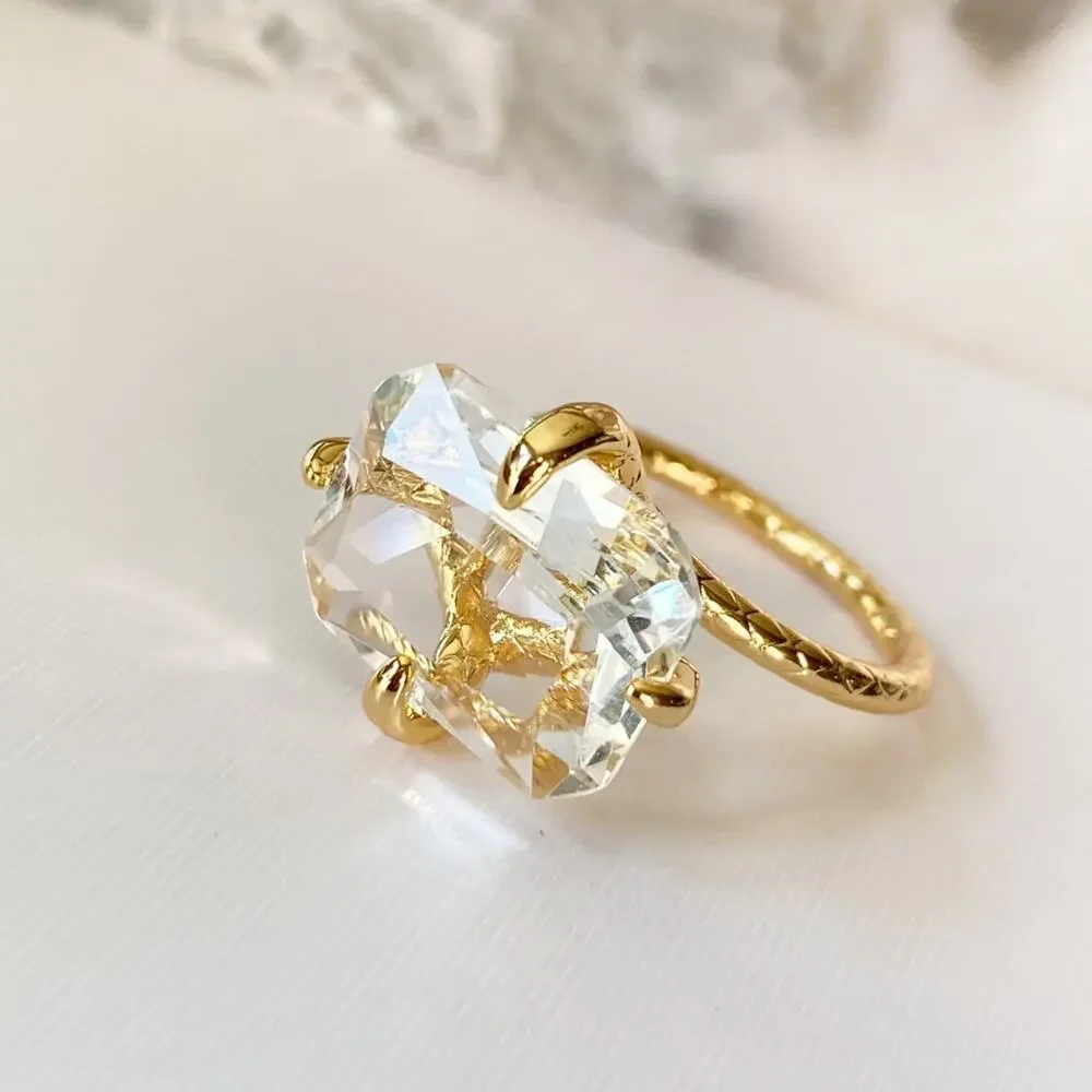 NEW From Fire Gemstone Statement Ring - Picture 6 of 16